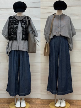 「UNTITLED（アンタイトル）のアイテム（ワンピース/ドレス）」を使った、idkさん（レディース・158cm）の春コーディネート