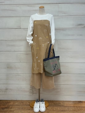 「アイテム（キッチンツール）」を使った、idkさん（レディース・158cm）の春コーディネート