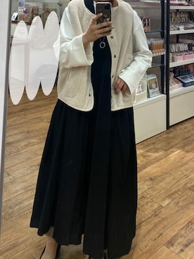 「one'sterrace（ワンズテラス）のアイテム」を使った、idkさん（レディース・158cm）の秋コーディネート