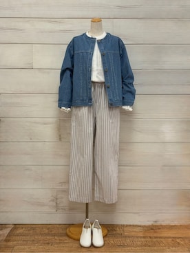 「UNTITLED（アンタイトル）のアイテム（ワンピース/ドレス）」を使った、idkさん（レディース・158cm）の春コーディネート