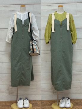 「one'sterrace（ワンズテラス）のアイテム」を使った、idkさん（レディース・158cm）の春コーディネート