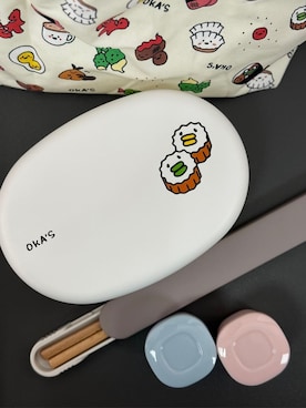 「アイテム（お弁当箱）」を使った、idkさん（レディース・158cm）の冬コーディネート