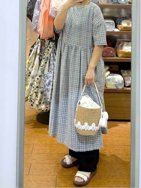 「アイテム（生活家電）」を使った、idkさん（レディース・158cm）の春コーディネート