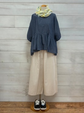 「one'sterrace（ワンズテラス）のアイテム」を使った、idkさん（レディース・158cm）の夏コーディネート