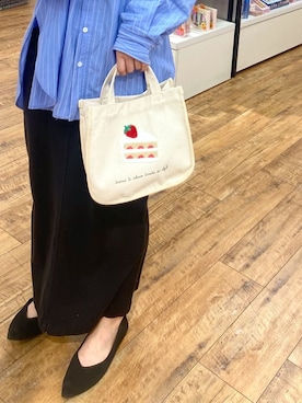 「one'sterrace（ワンズテラス）のアイテム（トートバッグ）」を使った、idkさん（レディース・158cm）の冬コーディネート