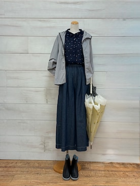 「UNTITLED（アンタイトル）のアイテム（ワンピース/ドレス）」を使った、idkさん（レディース・158cm）の春コーディネート