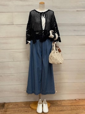 「UNTITLED（アンタイトル）のアイテム（ワンピース/ドレス）」を使った、idkさん（レディース・158cm）の春コーディネート