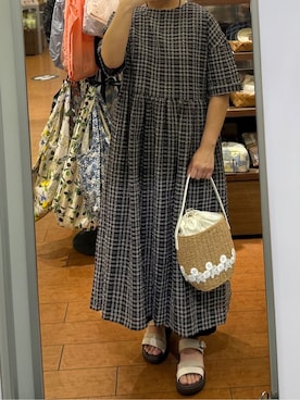 「one'sterrace（ワンズテラス）のアイテム（トートバッグ）」を使った、idkさん（レディース・158cm）の春コーディネート