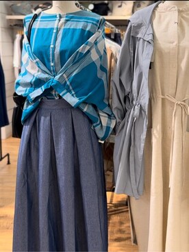 「one'sterrace（ワンズテラス）のアイテム（シャツ/ブラウス）」を使った、idkさん（レディース・158cm）の春コーディネート