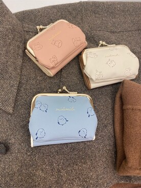 「アイテム（財布、ブルー系）」を使った、idkさん（レディース・158cm）の秋コーディネート