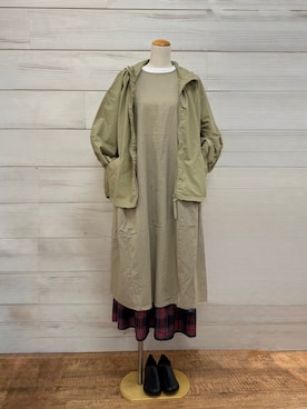 「one'sterrace（ワンズテラス）のアイテム」を使った、idkさん（レディース・158cm）の春コーディネート