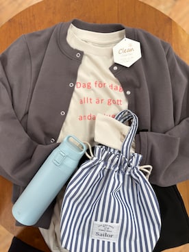 「アイテム（食器/キッチン）」を使った、idkさん（レディース・158cm）の春コーディネート