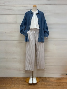 「UNTITLED（アンタイトル）のアイテム（ワンピース/ドレス）」を使った、idkさん（レディース・158cm）の春コーディネート