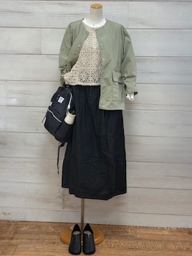 「UNTITLED（アンタイトル）のアイテム（ワンピース/ドレス）」を使った、idkさん（レディース・158cm）の春コーディネート