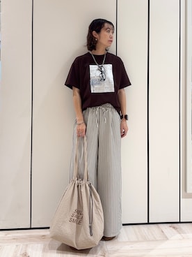 𝗦𝗔𝗧𝗢𝗠𝗜さん(レディース・165cm)の夏コーディネート