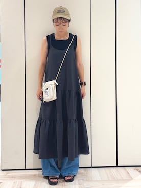 𝗦𝗔𝗧𝗢𝗠𝗜さん(レディース・165cm)の夏コーディネート