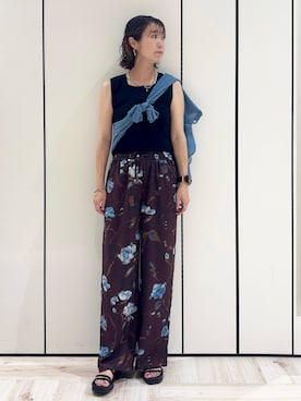 𝗦𝗔𝗧𝗢𝗠𝗜さん(レディース・165cm)の夏コーディネート