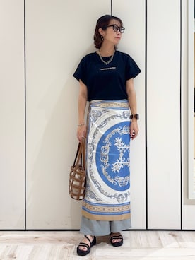 𝗦𝗔𝗧𝗢𝗠𝗜さん(レディース・165cm)の夏コーディネート