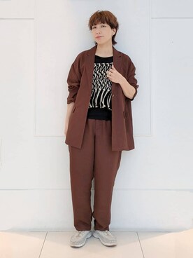 「THE SHOP TK （ザ ショップ ティーケー ）のアイテム（タンクトップ）」を使った、4410さん（レディース・160cm）の春コーディネート