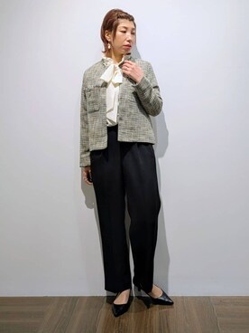 4410さん（レディース・160cm）の冬コーディネート