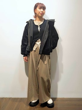 4410さん(レディース・160cm)の冬コーディネート