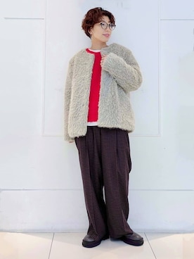 4410さん(レディース・160cm)の冬コーディネート