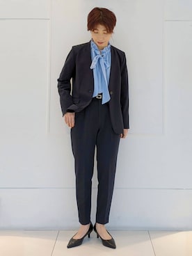 4410さん(レディース・160cm)の冬コーディネート