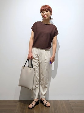 4410さん(レディース・160cm)の春コーディネート