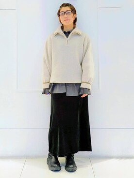 4410さん（レディース・160cm）の冬コーディネート