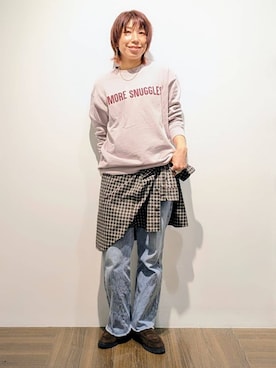 4410さん(レディース・160cm)の冬コーディネート