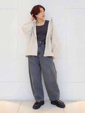 4410さん(レディース・160cm)の春コーディネート