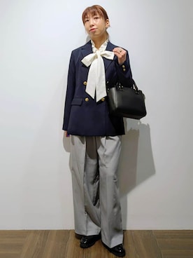 「COCUE（コキュ）のアイテム」を使った、4410さん（レディース・160cm）の冬コーディネート