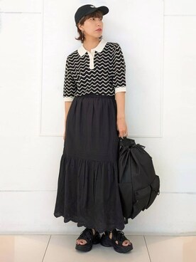 4410さん（レディース・160cm）の夏コーディネート