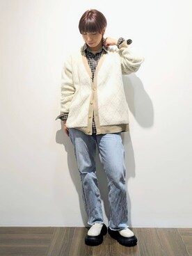 4410さん(レディース・160cm)の冬コーディネート