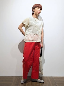 4410さん(レディース・160cm)の春コーディネート