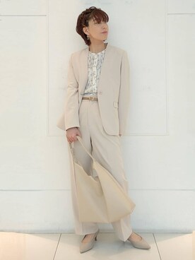 「THE SHOP TK （ザ ショップ ティーケー ）のアイテム（パンプス）」を使った、4410さん（レディース・160cm）の春コーディネート