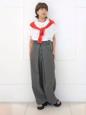 4410さん(レディース・160cm)の夏コーディネート