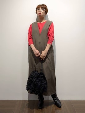 4410さん(レディース・160cm)の秋コーディネート