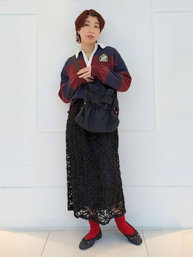 4410さん(レディース・160cm)の春コーディネート