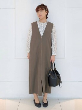 4410さん(レディース・160cm)の春コーディネート