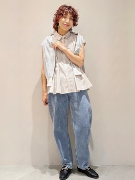 4410さん（レディース・160cm）の夏コーディネート