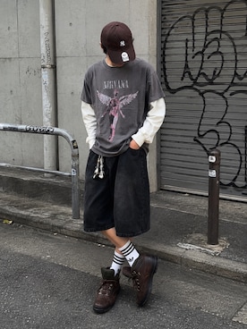 「Timberland（ティンバーランド）のアイテム」を使った、hisa.さん（メンズ・177cm）の夏コーディネート