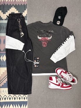 「Bleme（ブレム）のアイテム」を使った、hisa.さん（メンズ・177cm）の冬コーディネート