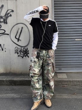 「HELLY HANSEN(ヘリーハンセン)のアイテム」を使った、hisa.さん(メンズ・177cm)の夏コーディネート