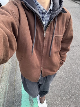 「FREAK'S STORE（フリークスストア）のアイテム（ブルゾン）」を使った、hisa.さん（メンズ・177cm）の春コーディネート