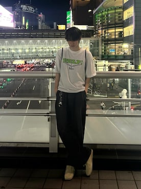 「Clarks（クラークス）のアイテム」を使った、hisa.さん（メンズ・177cm）の春コーディネート