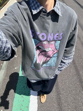 「FREAK'S STORE（フリークスストア）のAIRDRY HIGH TECHYARN オックスフォード ボタンダウンシャツ ロングスリーブ/エアドライ ポリエステル 長袖シャツ（シャツ/ブラウス、その他）」を使った、hisa.さん（メンズ・177cm）の春コーディネート