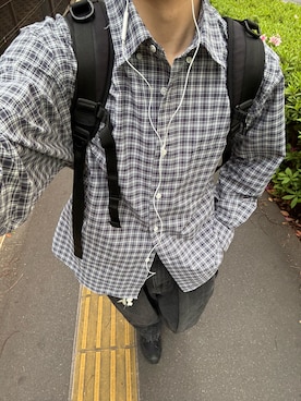 「SALOMON（サロモン）のアイテム」を使った、hisa.さん（メンズ・177cm）の春コーディネート