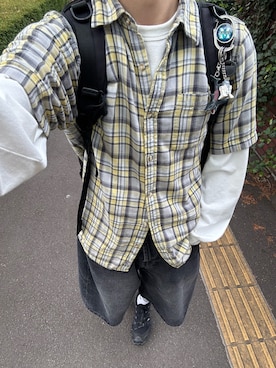 hisa.さん(メンズ・177cm)の春コーディネート