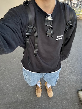 「Rocky Monroe（ロッキーモンロー）のアイテム」を使った、hisa.さん（メンズ・177cm）の春コーディネート